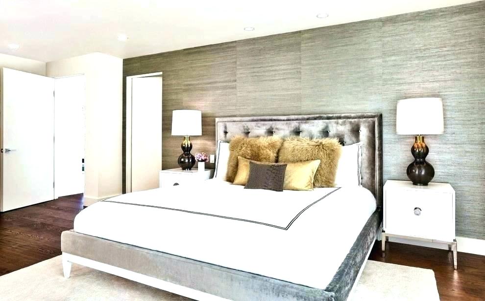 Grey Grasscloth Wallpaper Australia Bedroom Impressive 990x616