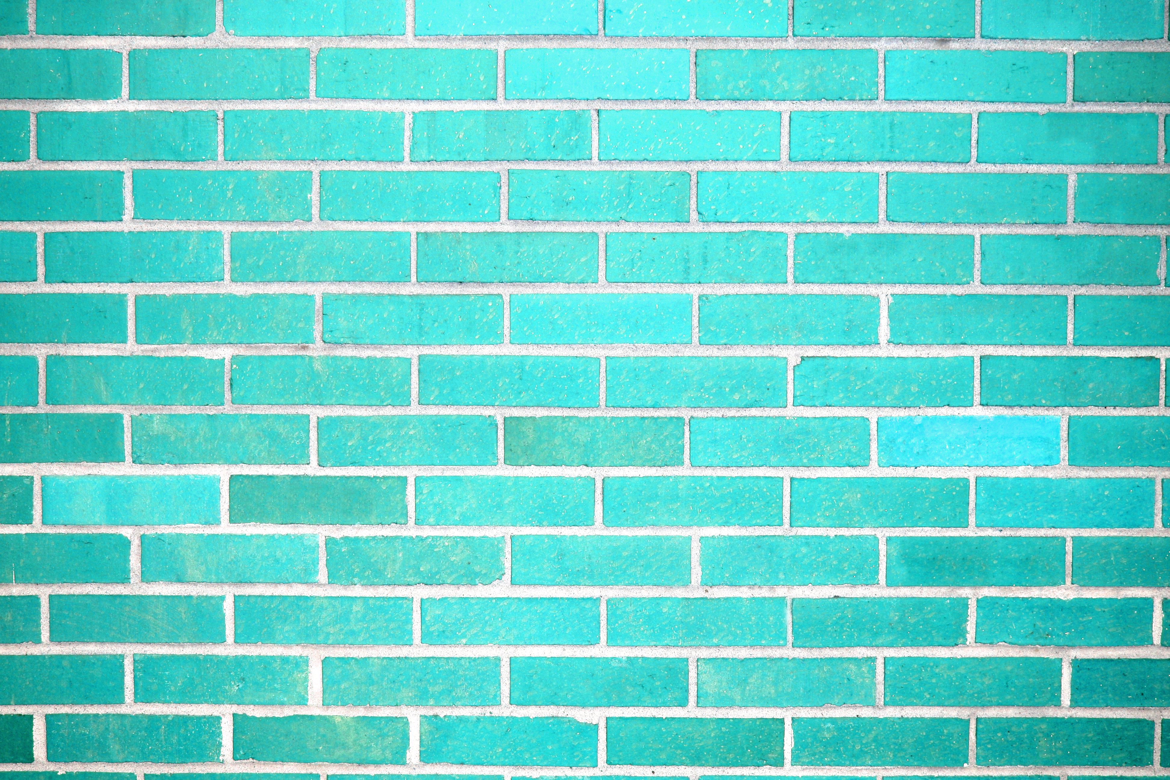 Textured Faux Brick Clipart - Backgrounds Teal - HD Wallpaper 