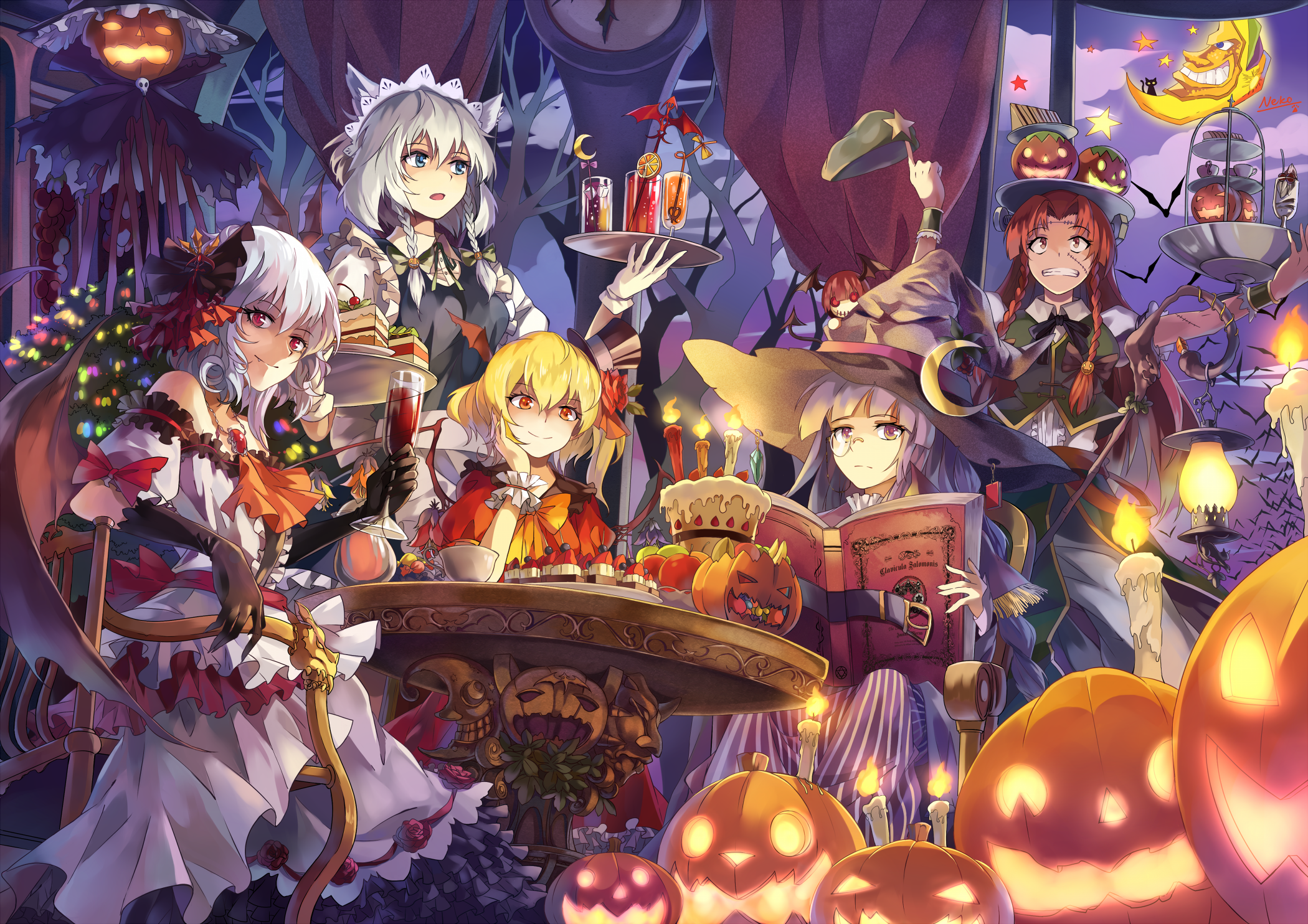Touhou Halloween - HD Wallpaper 