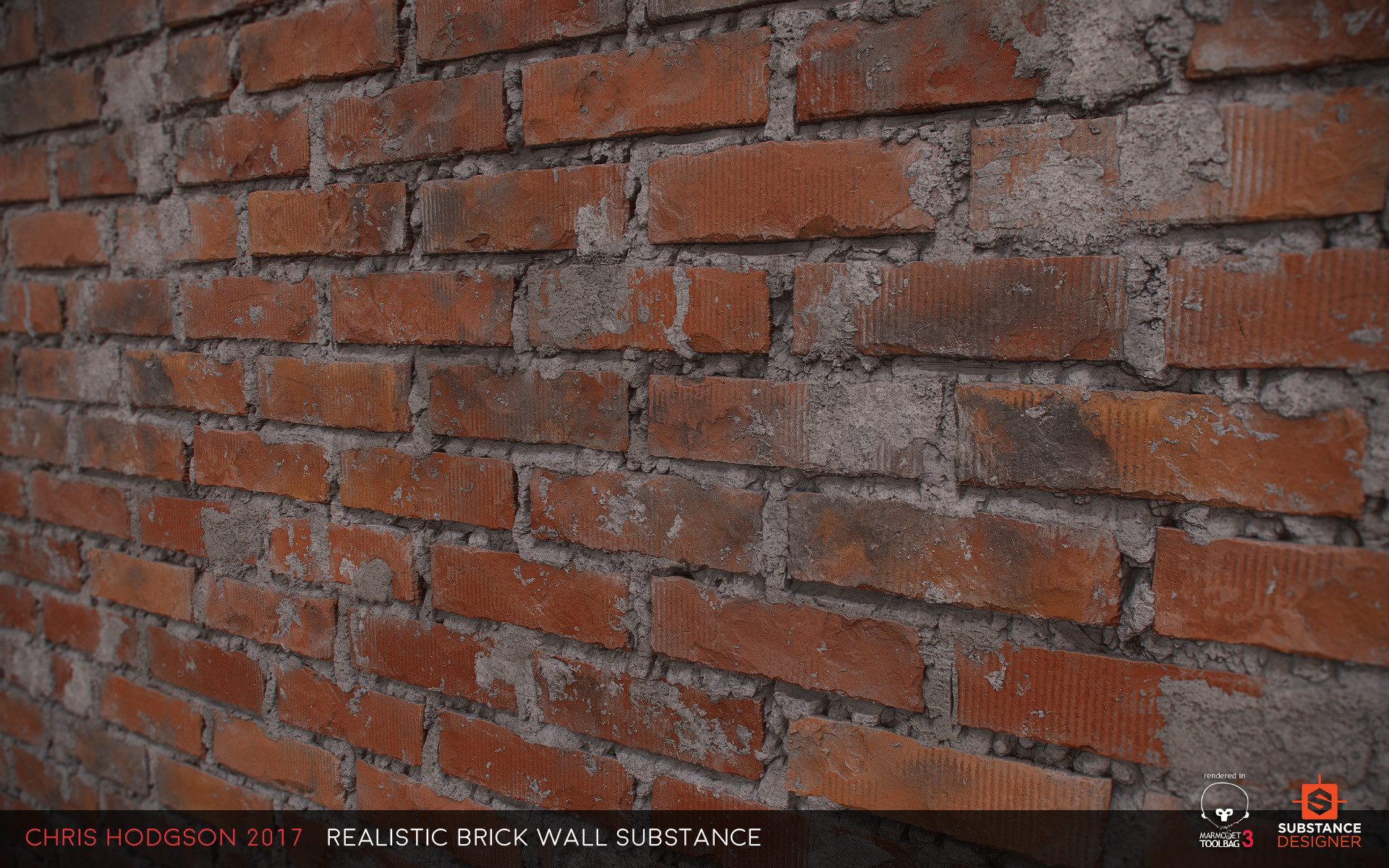 Substance Designer Brick Material - HD Wallpaper 