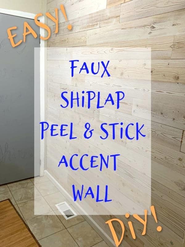 Faux Shiplap Wall Peel And Stick Wallpaper Wood Plank - Faux Shiplap Peel And Stick - HD Wallpaper 