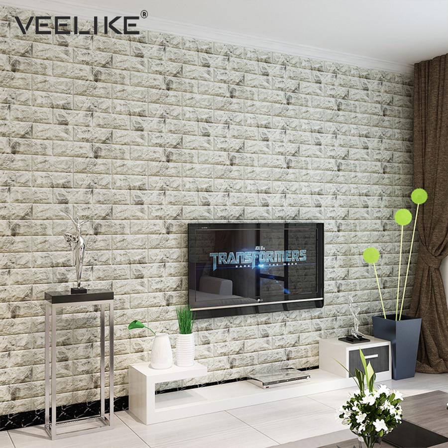 Living Room Brick Wall Decor - HD Wallpaper 