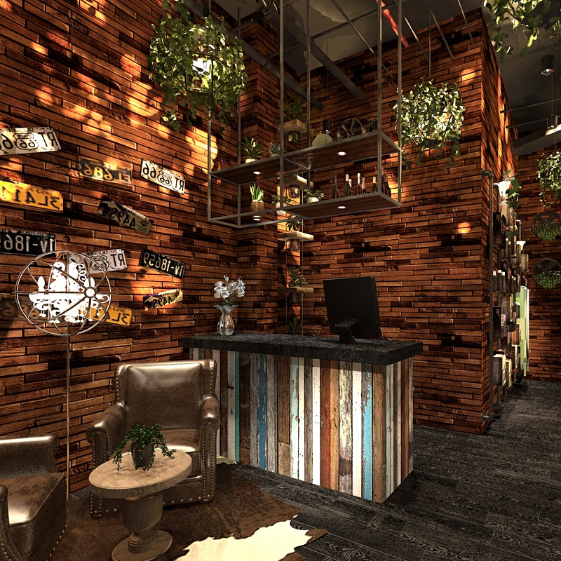 Vintage Brick Room Decor - HD Wallpaper 