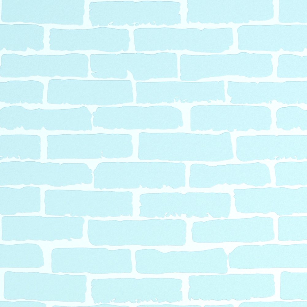 Brick Pattern Wallpaper Blue - HD Wallpaper 