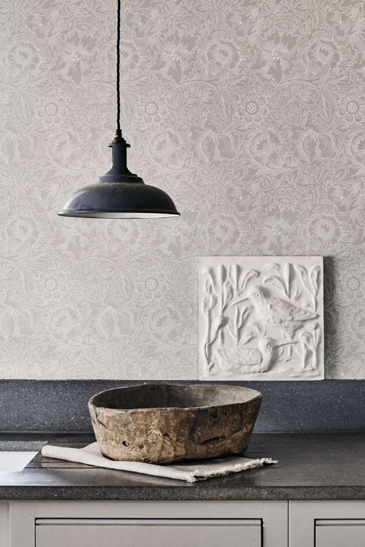 Morris Pure Tapet - HD Wallpaper 