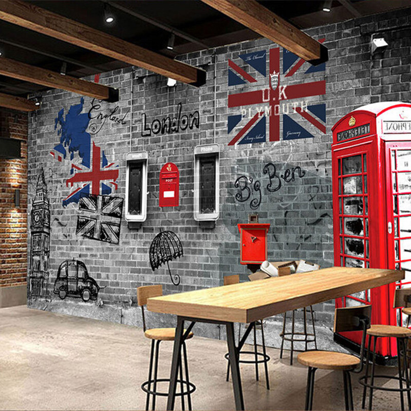Brick Wallpaper Cafe 3d - 800x800 Wallpaper 