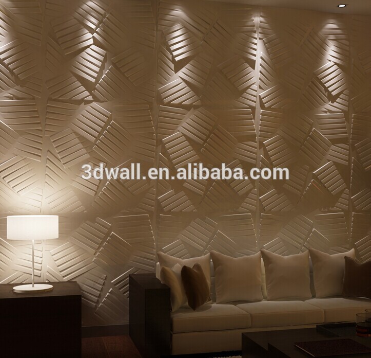 China Supplier Deep Embossed Panel Effect Wallpaper - Interior Design Plastic Material - HD Wallpaper 