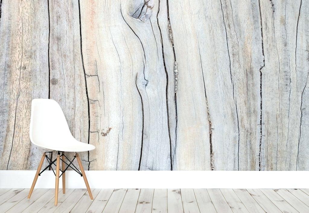White Wood Effect Wallpaper Wallpapers Home Interiors - HD Wallpaper 