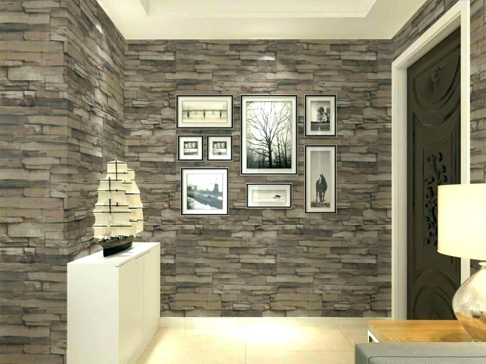 Modern Textured Stone The Vinyl Embossed Brick Ll Regarding - HD Wallpaper 