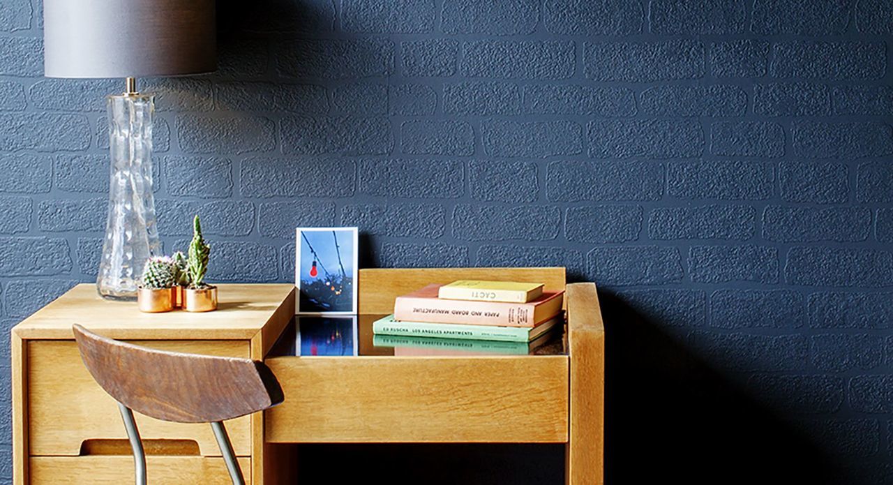 Anaglypta Paintable Brick - HD Wallpaper 