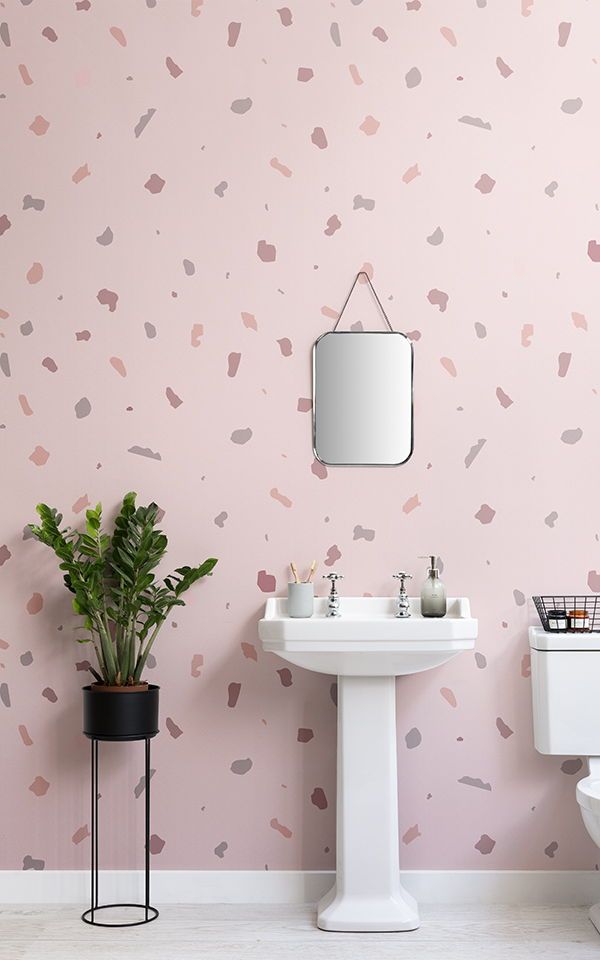 Small Space Wallpaper For Small Bathrooms - HD Wallpaper 