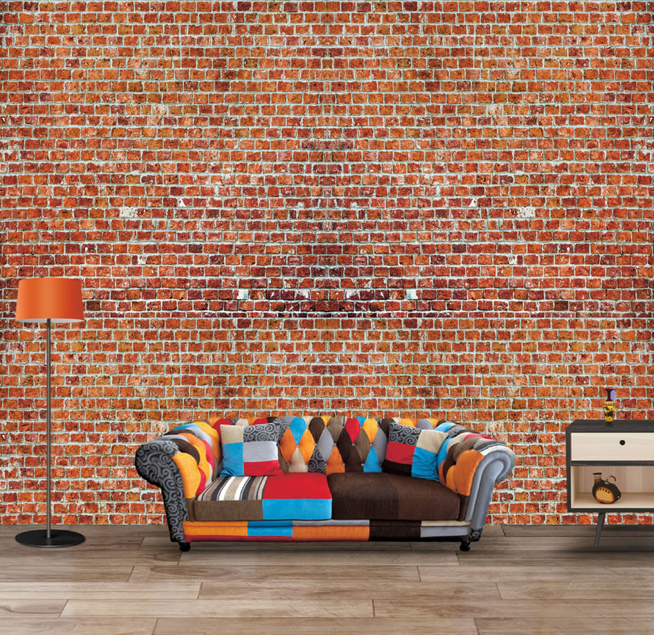 Old Brick Wallpaper Mural - Painting - HD Wallpaper 