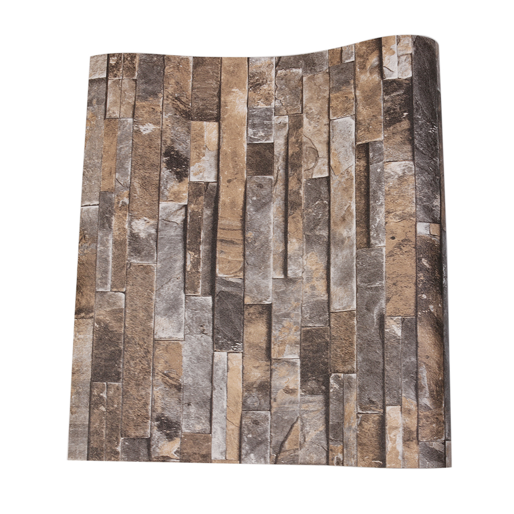 3d Brick Effect Slate Stone Wallpaper Wall Textured - Plank - HD Wallpaper 