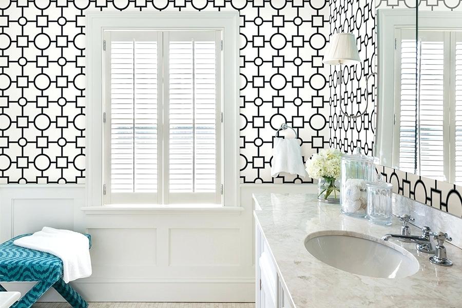 Bathroom Wallpaper Ideas View Product Bathroom Wallpaper - Beach Hut Bathroom Ideas - HD Wallpaper 
