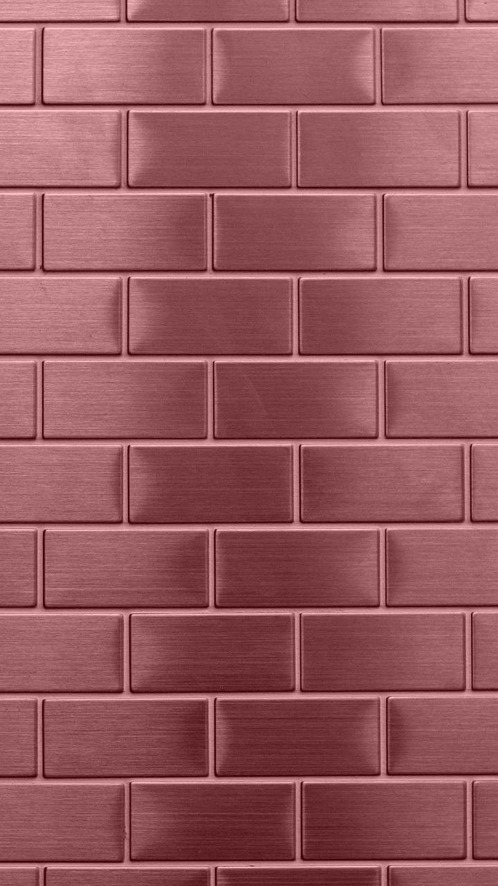 Rose Gold Wallpaper Brick - HD Wallpaper 