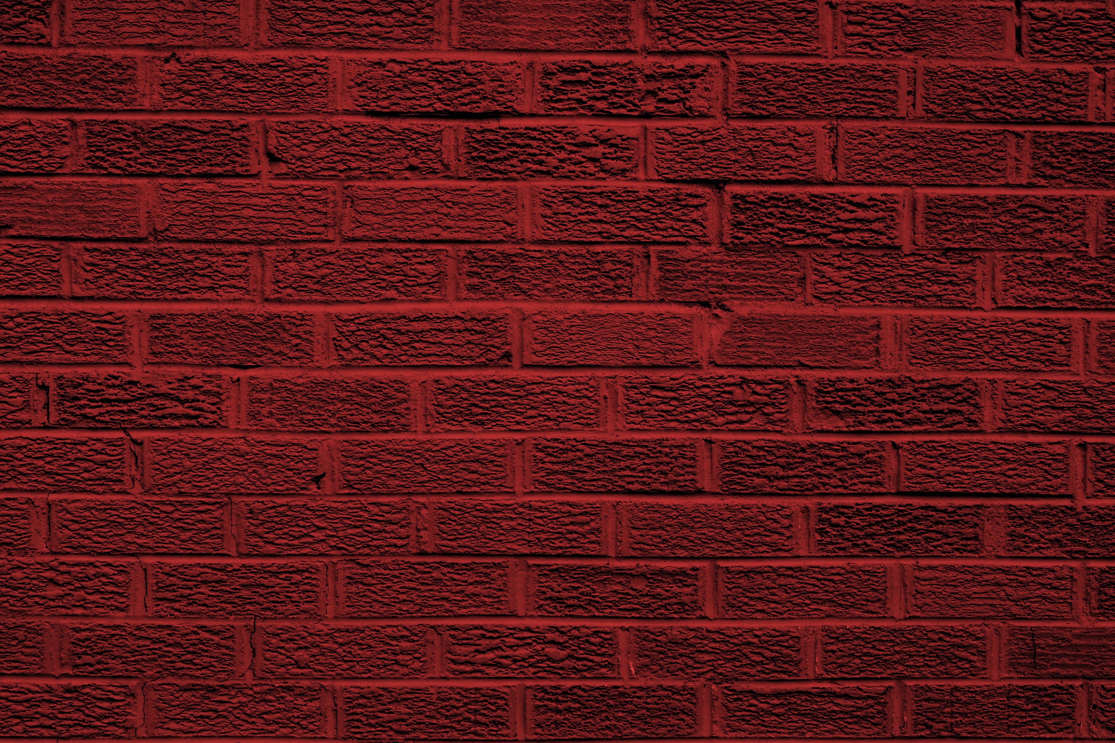 Brick Wall Dark Red - HD Wallpaper 