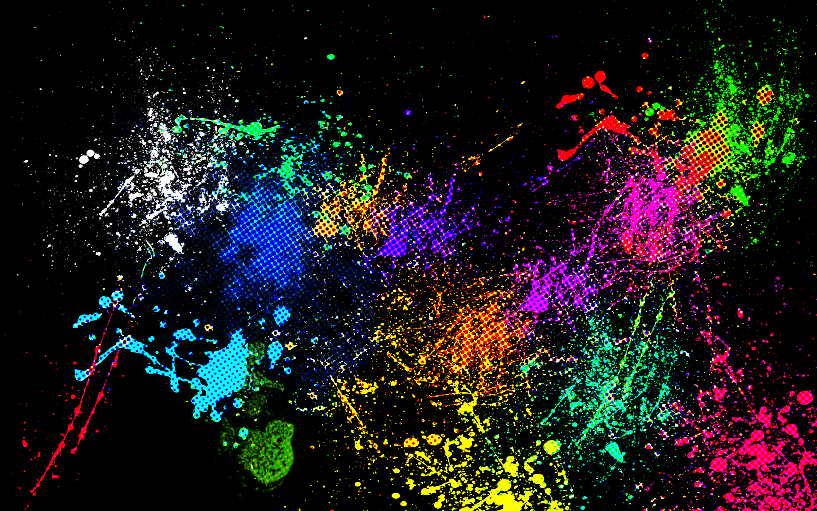 Splatter Wallpaper 1680x1050 Wallpaper Teahub Io