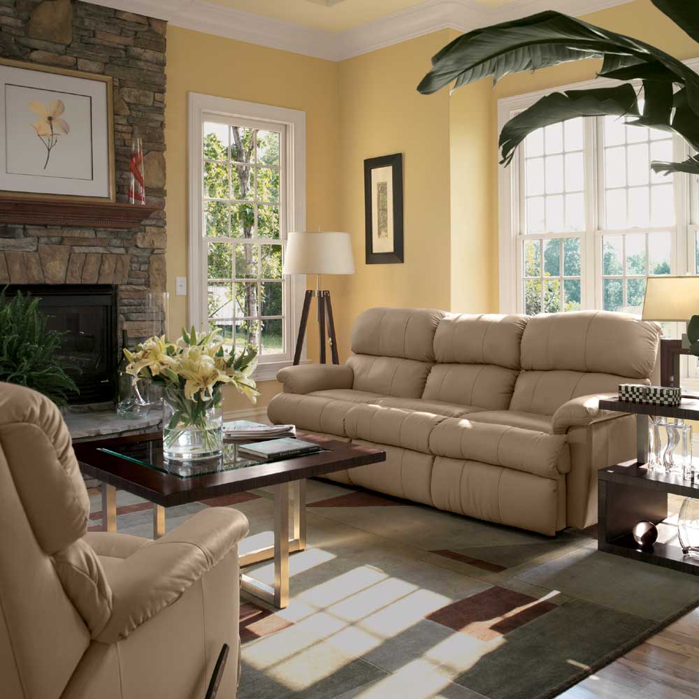 Home Decorating Ideas Living Room 2017 Grasscloth Wallpaper - Light Yellow Wall Living Room - HD Wallpaper 