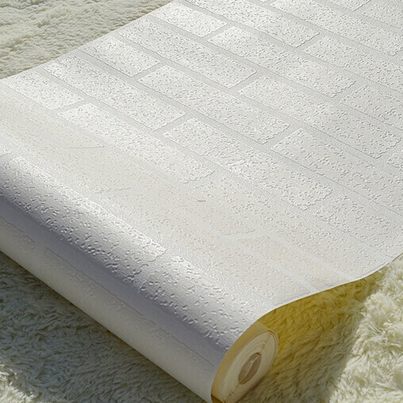 Modern White Wall - Papel De Parede Tijolo Beanco 3d - HD Wallpaper 