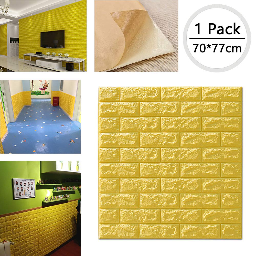 3d Wall Panels Peel And Stick Wallpaper For Bedroom - Pe Foam Room Decor - HD Wallpaper 