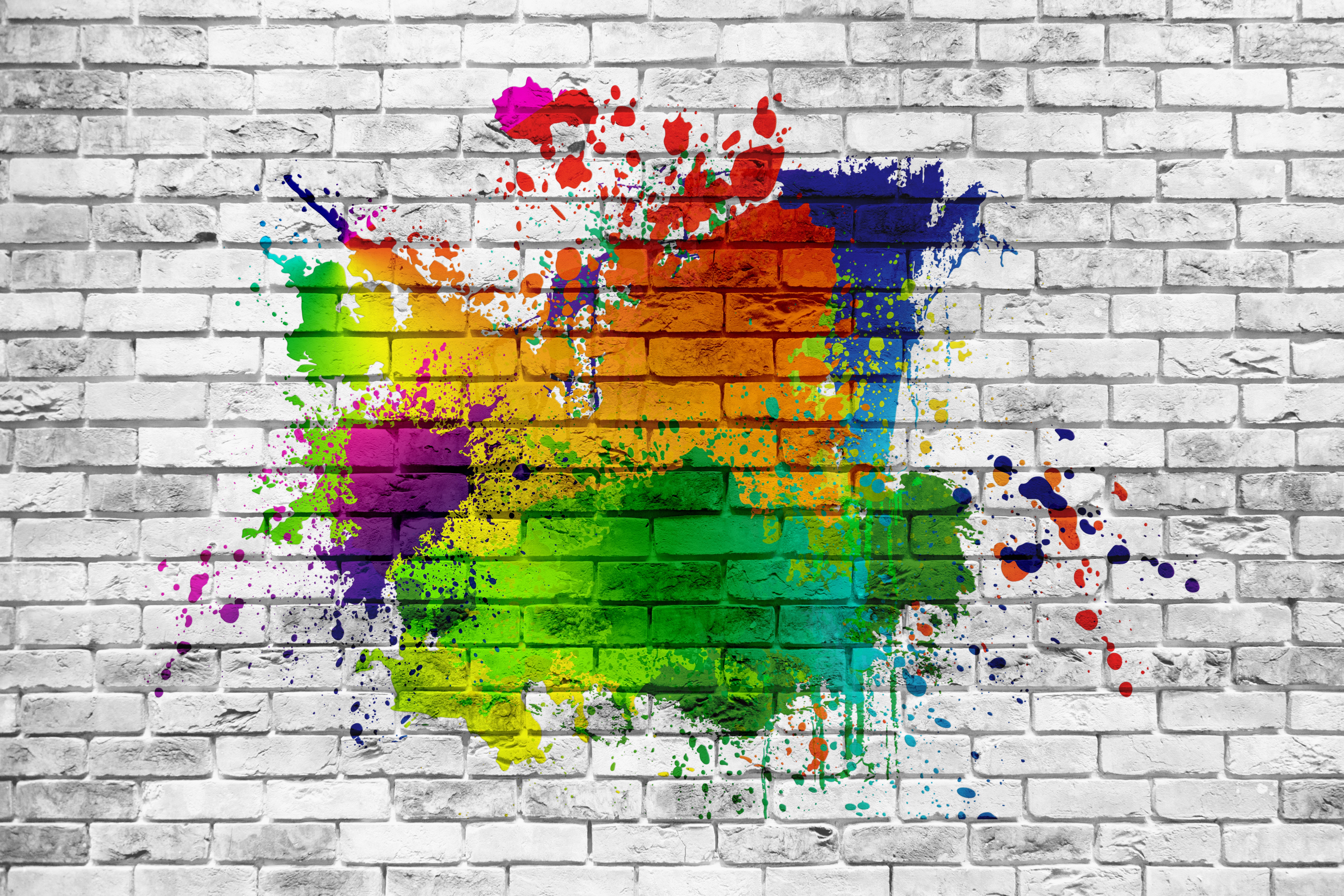 Colorful Wall Images Hd - HD Wallpaper 