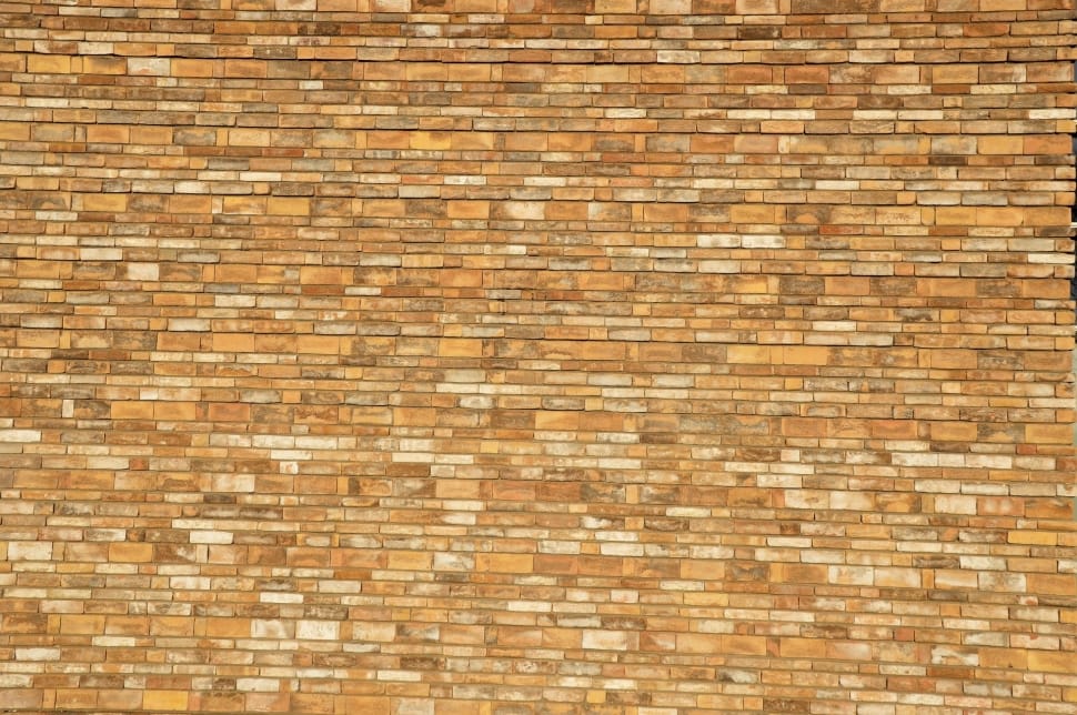 Brown And Beige Brick Wall Preview - Brick - HD Wallpaper 