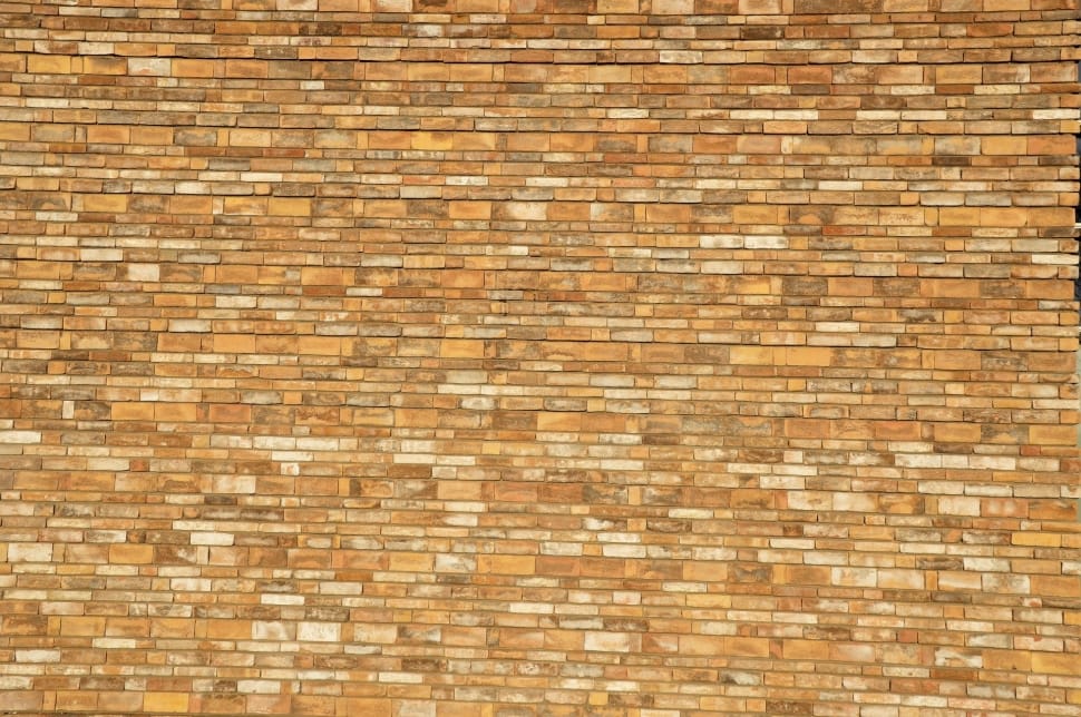 Brown And Beige Brick Wall Preview - Brick - HD Wallpaper 