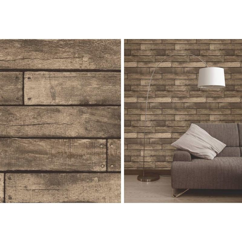 Wood Effect Wallpaper For Bedrooms - HD Wallpaper 
