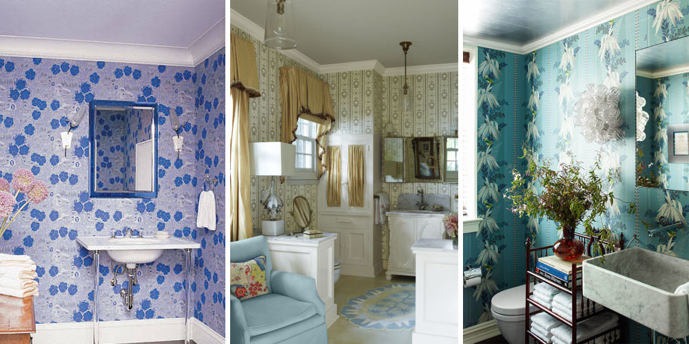 Bold Wallpaper For Bathroom - HD Wallpaper 