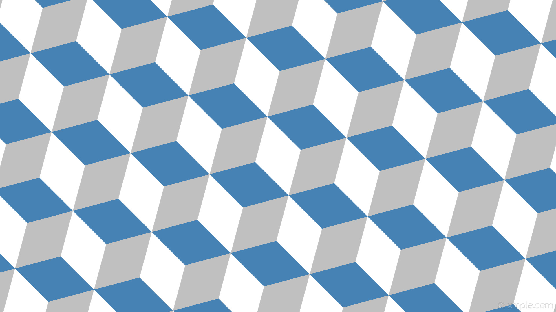 Wallpaper Blue Grey 3d Cubes White Silver Steel Blue - Blue Grey And White - HD Wallpaper 