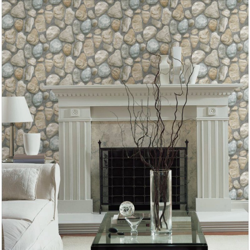 River Rock Textured Wallpaper - River Rock - 800x800 Wallpaper - teahub.io