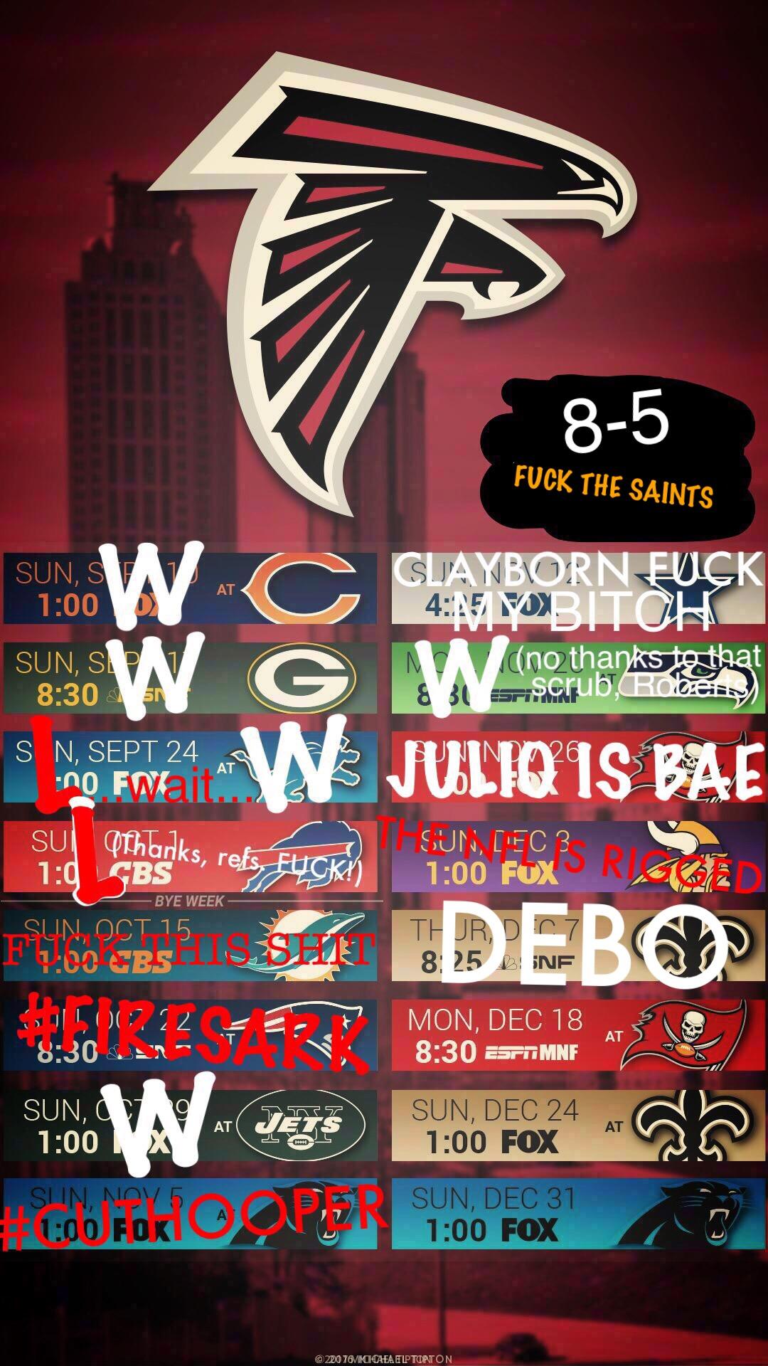 Atlanta Falcons 2019 Schedule - HD Wallpaper 