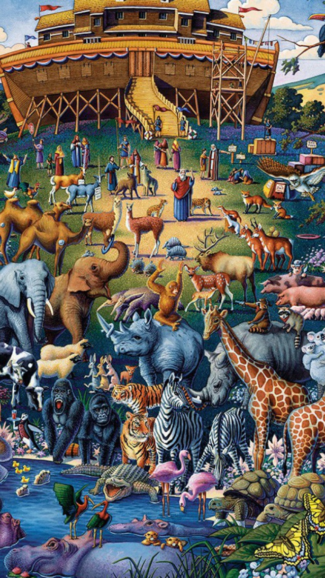 Noah Ark Jigsaw Puzzle - HD Wallpaper 
