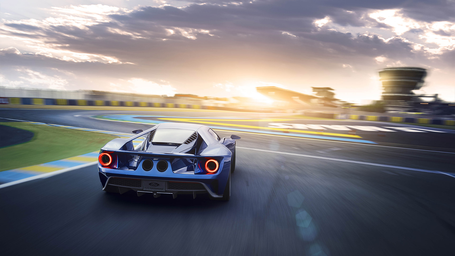 2017 Ford Gt Rear - HD Wallpaper 