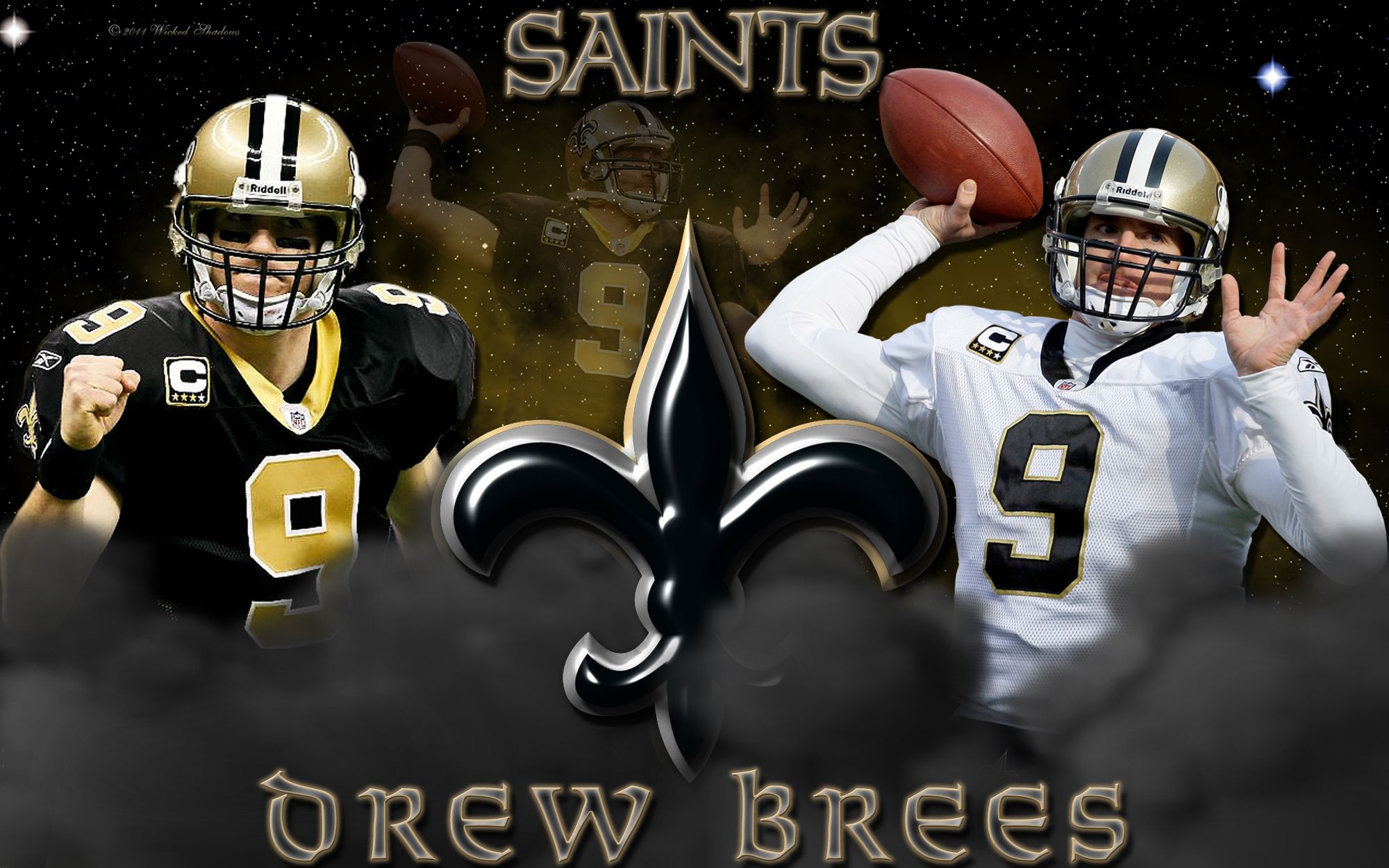 Saints Wallpaper Drew Brees - HD Wallpaper 