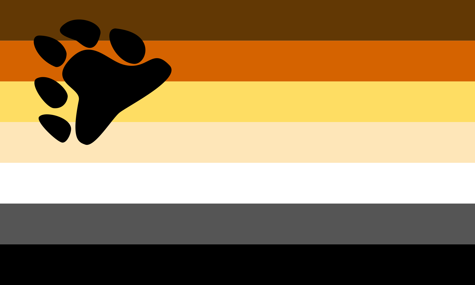 Bear Pride Flag - HD Wallpaper 