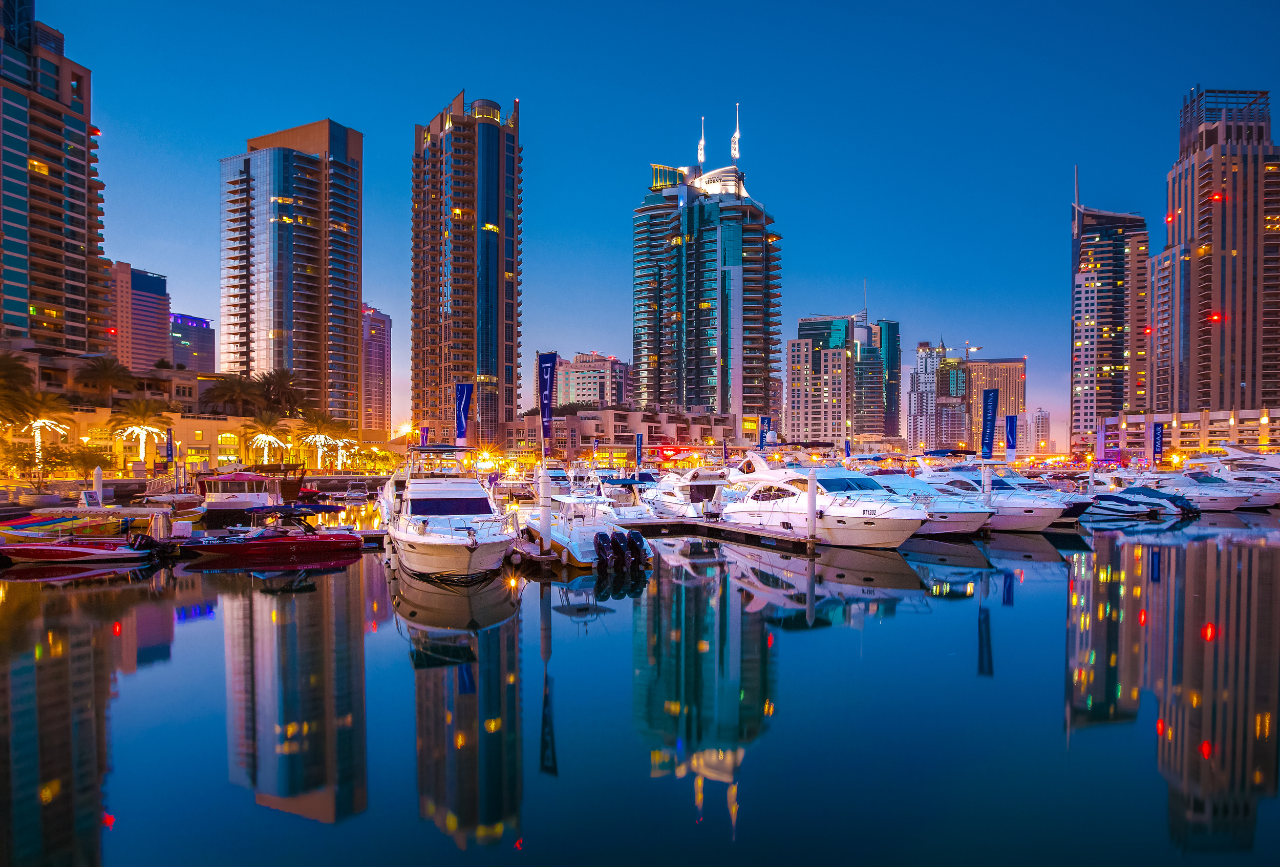 Dubai Marina Wallpaper 4k - HD Wallpaper 