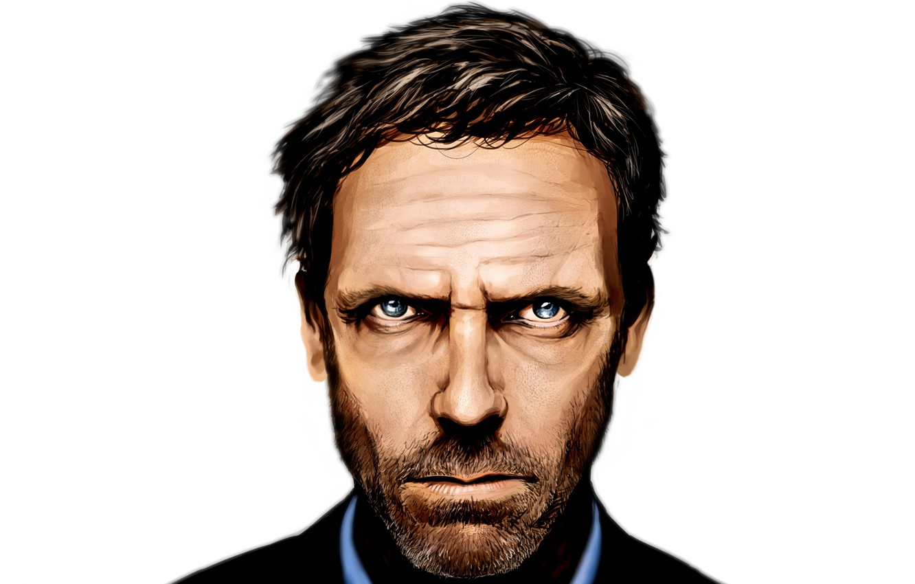 Photo Wallpaper Face, Hugh Laurie, Fox, Dr - Dr House Patient Lies - HD Wallpaper 