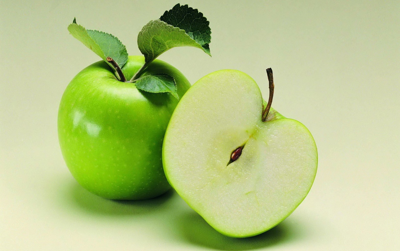 Fresh Green Apple Wallpapers - Green Apple Fruit Hd - HD Wallpaper 