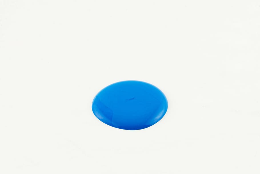 Blue Foam, Color, Farbklex, Embroidery, Dab, Drip, - Circle - HD Wallpaper 