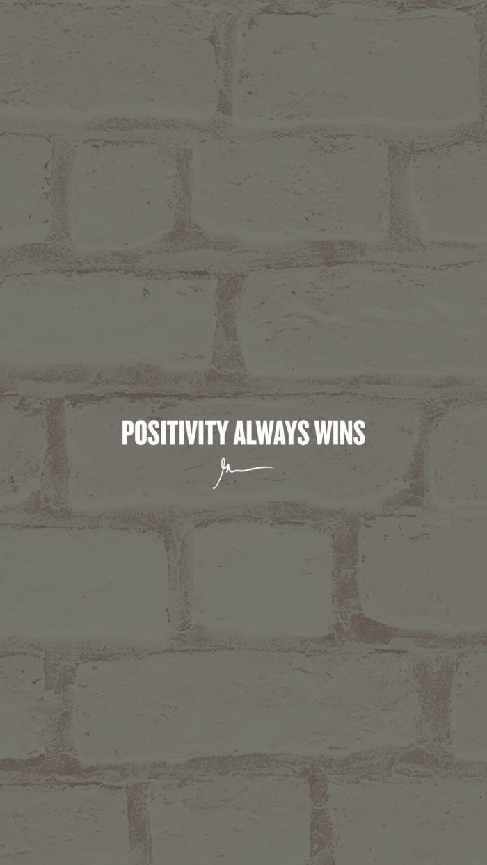 Positivity Always Wins - HD Wallpaper 