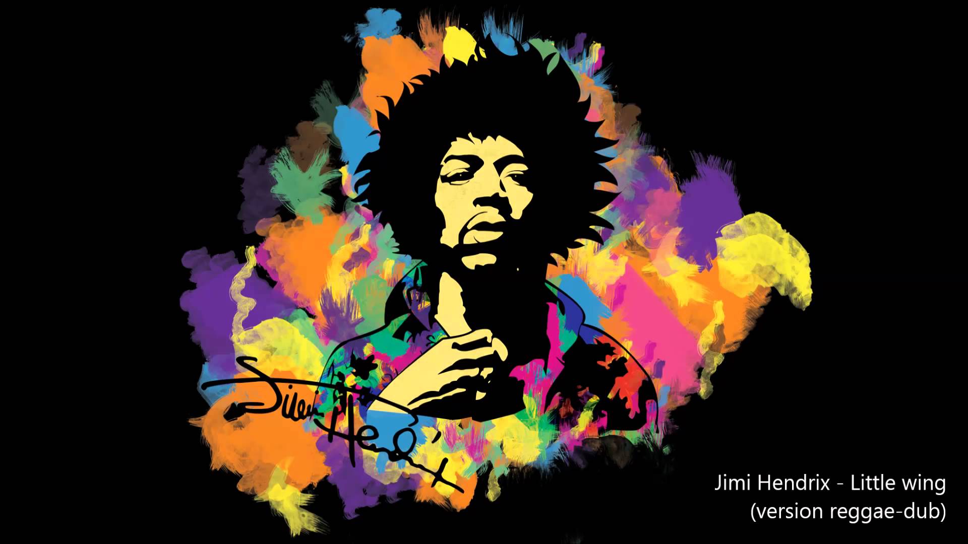 Jimi Hendrix Wallpapers Background On High Resolution - Easy Jimi Hendrix Painting - HD Wallpaper 