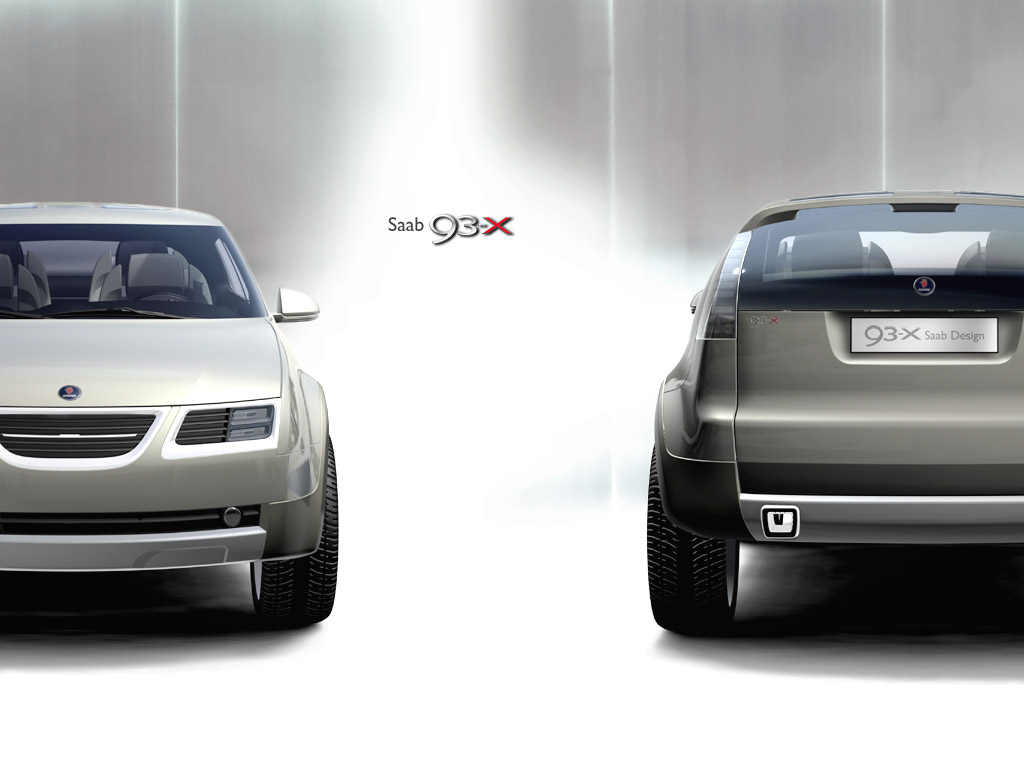 Saab 9 3 Seats Folded Down - HD Wallpaper 