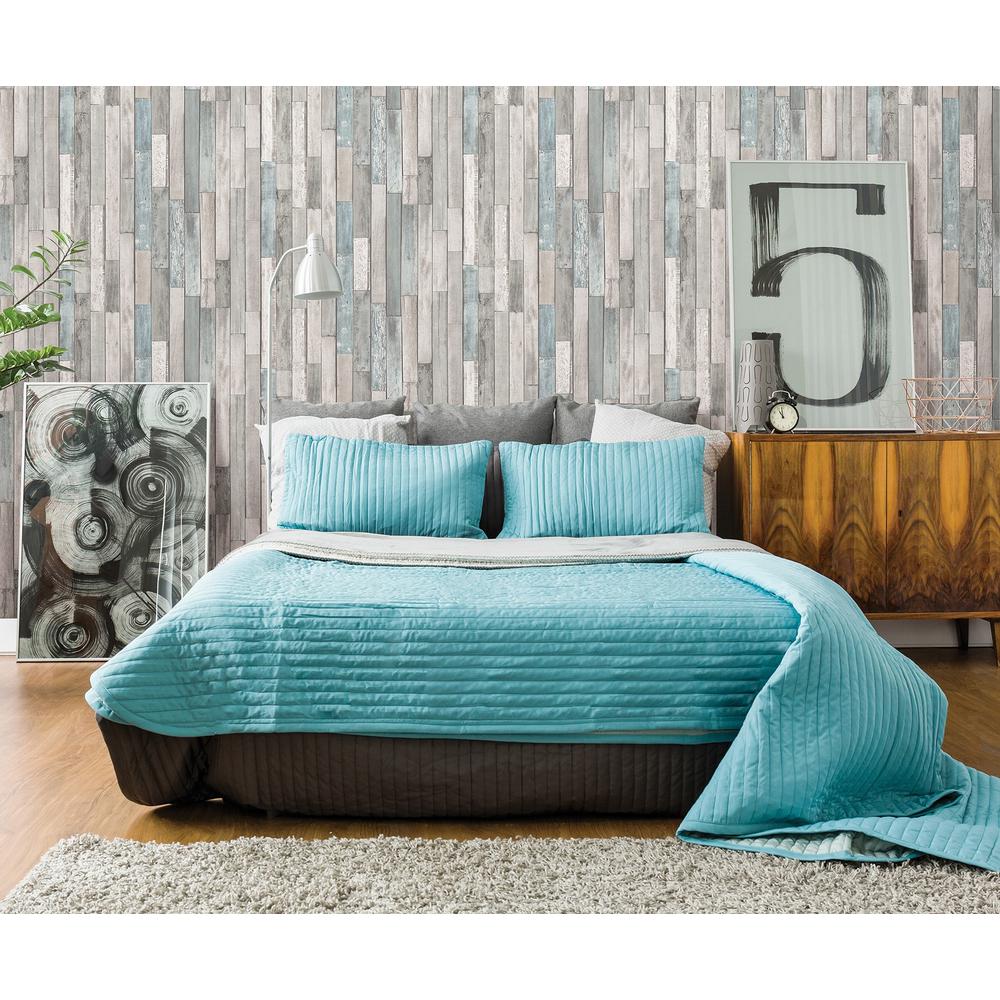 Wood Planks Wallpaper Bedroom - HD Wallpaper 
