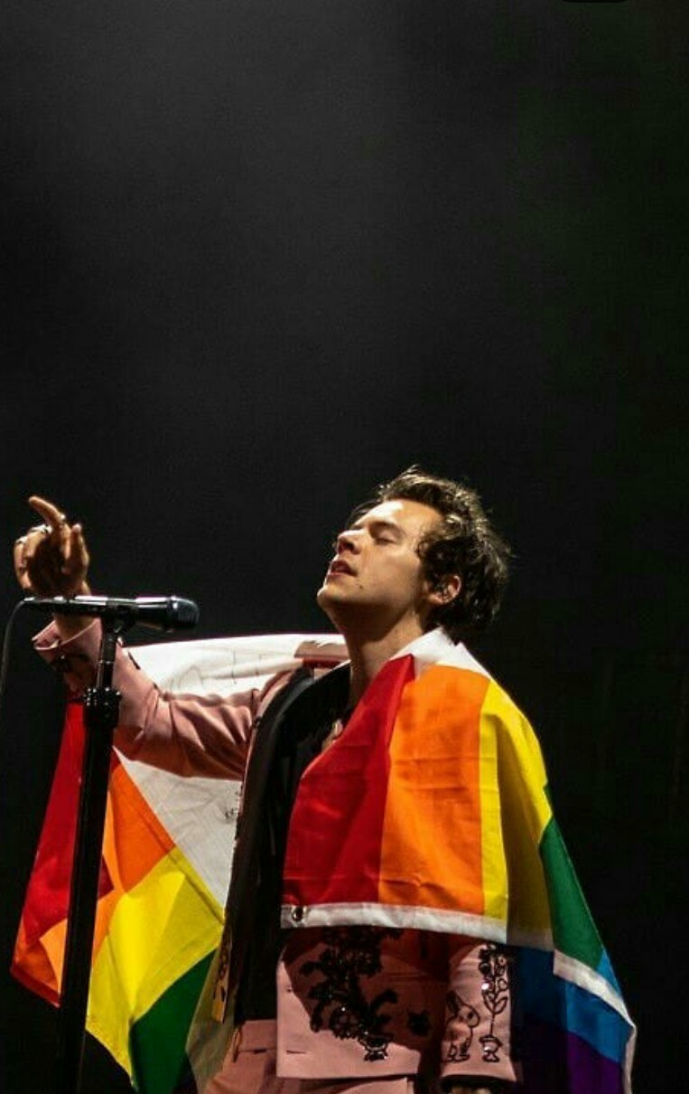 Harry Styles And Live On Tour Image - Harry Styles Wallpaper Lgbt - HD Wallpaper 
