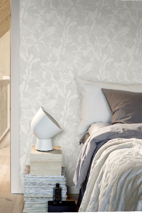 Pale Grey Bedroom - HD Wallpaper 