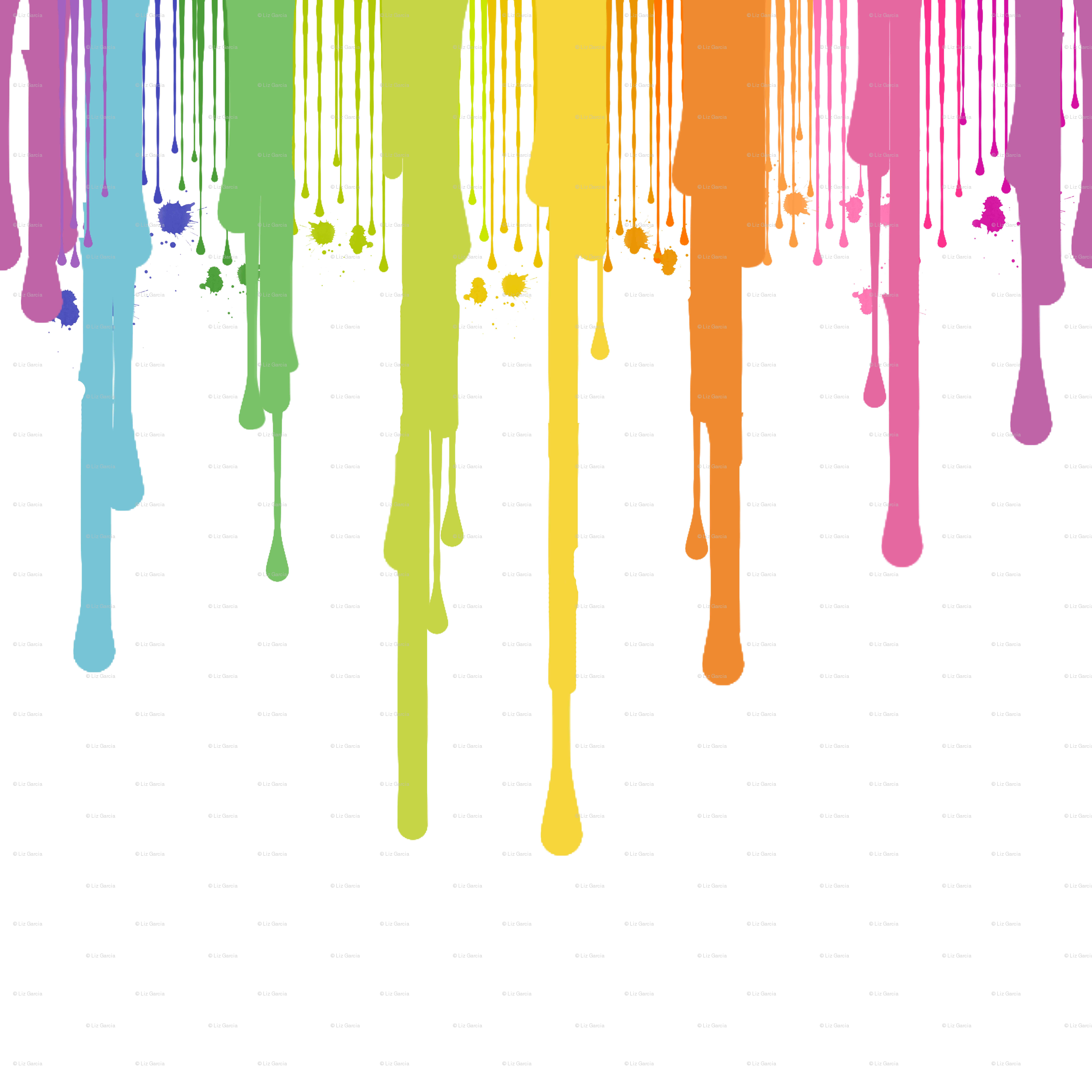 Paint Drip Png - Rainbow Paint Drip Png - HD Wallpaper 