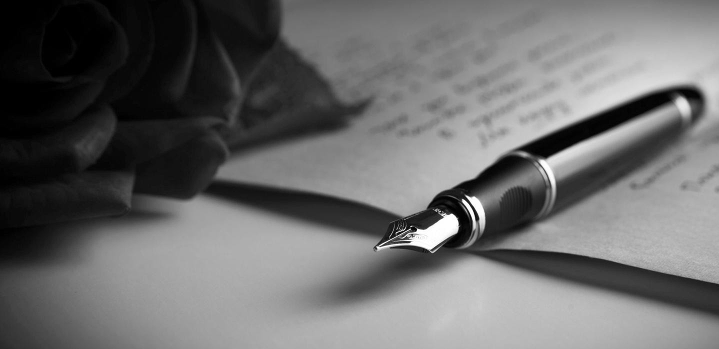 Writing Hd Black And White - HD Wallpaper 