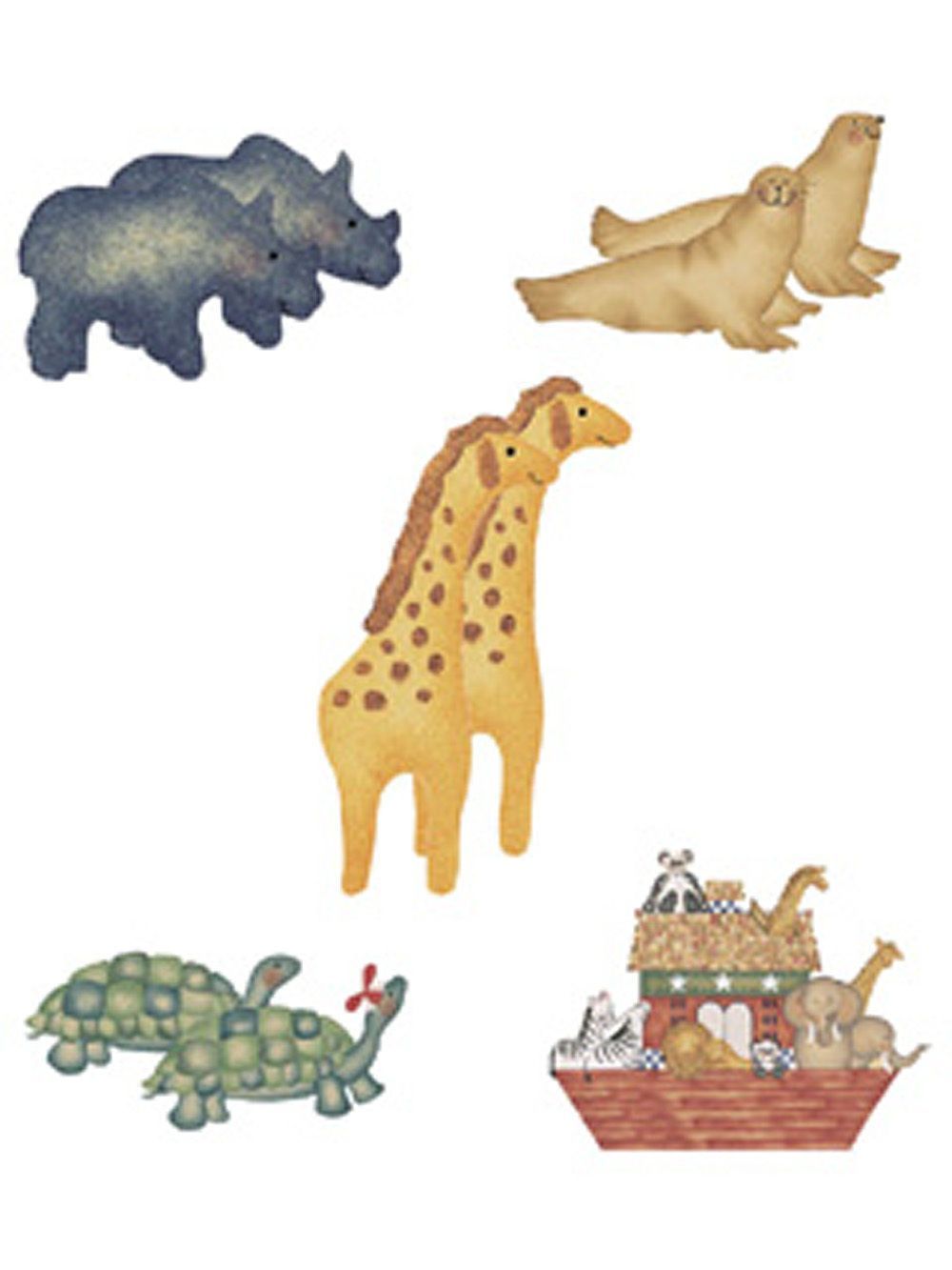 Country Noah S Ark Wallpaper Wallies - Reptile - HD Wallpaper 