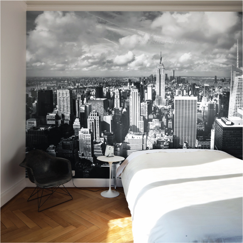 New York Mural Bedroom - HD Wallpaper 